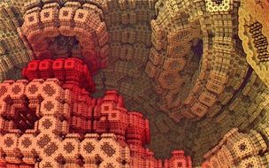 Fractals 3D Background Abstract