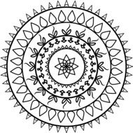 Mandala Vector Tattoo Spiritual