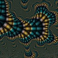 background with fractal figures