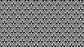 repeating black and white ornament