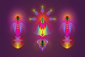 Abstract Bright Colorful