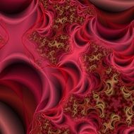 abstract background with red swirls