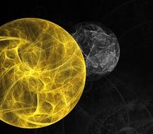 Fractal Abstract Background Star