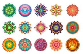 decorative circular figures