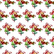 Bells Retro Christmas Paper