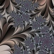 brown fractal design