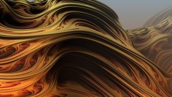 Fractal Wave Background Motion