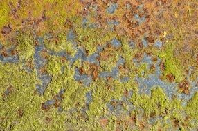 background with rusty metal texture