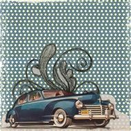 Retro Collage Art Vintage