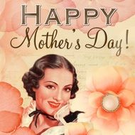 vintage Mother's Day greeting card