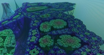 Fractals 3D Background Rendering