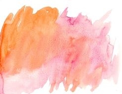Watercolor Texture Pink Orange