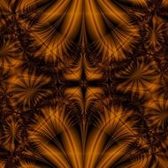 Background Pattern Yellow Gold