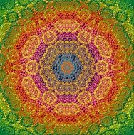 background with decorative colorful pattern