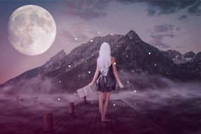 Woman Girl Young Pretty Nature