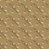 golden background with 3d pattern