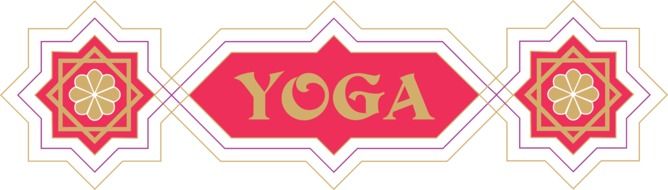 Moorish Pattern Yoga Star Flower