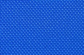 blue fabric structure