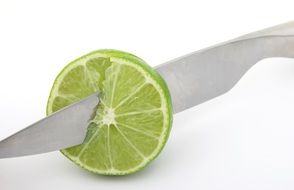 cutting of a lime