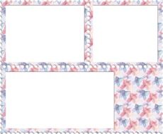 Frames Pink Flowers Floral