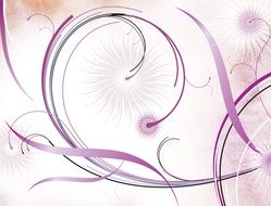 purple pattern on white background