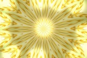 background with yellow artwork