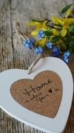 decorative wooden heart