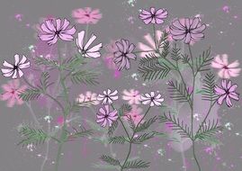 Flowers The Background Wallpaper