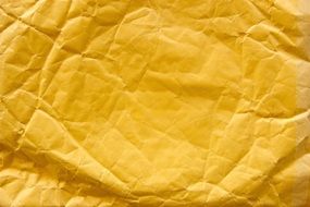 yellow paper with a relief