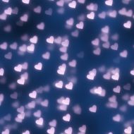 wallpaper with illuminated hearts