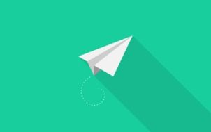 Aircraft Paper Green Background