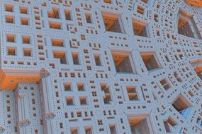 Background 3D Render Metal