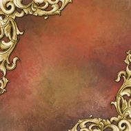 background with old-fashioned ornament