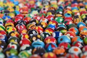 wooden beads with pictures
