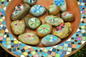 Stones Mosaic Pattern Colorful