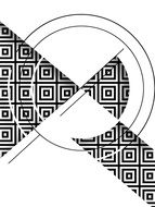 black and white abstract pattern