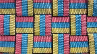 Tissue Colorful Stripes Toboggan