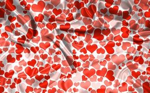 Cloth Heart Love Red Romance