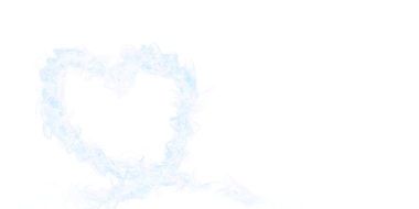 Heart Map Postcard Background