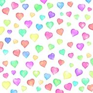 Love Hearts Shapes Design Paper