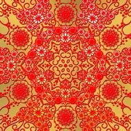 background with kaleidoscope pattern