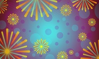 Background Fireworks Abstract