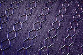 background with 3d hexagons pattern
