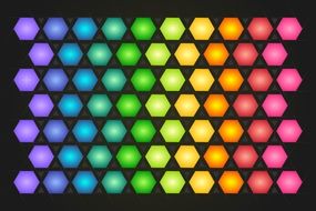 Polygon Background Colorful