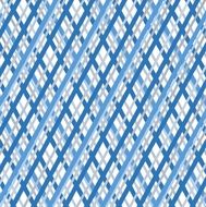 Geometric Overlay Blue Shades