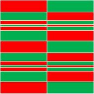 pattern with green and red stripes