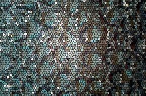 Mosaic Stones Glass Pattern