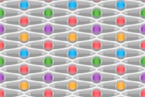 grey background with seamless colorful pattern