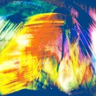 Swirled Colorful Abstract