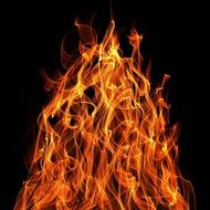 background with graphic bonfire